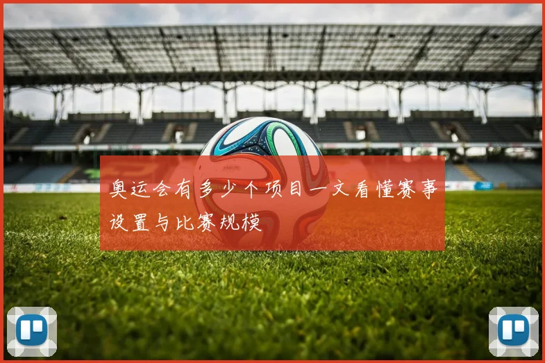 奥运会有多少个项目一文看懂赛事设置与比赛规模